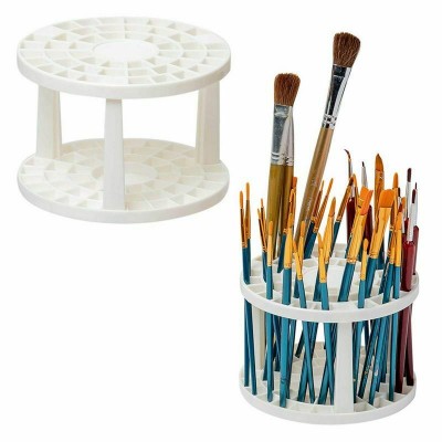 49-Hole Plastic Round Brush Organizers Artist Paint Brush Holder