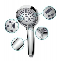 Amazon/Ebay Hot Selling Shower Head Premium 9 Spray Settings | Luxury Spa Detachable Handheld Showerhead