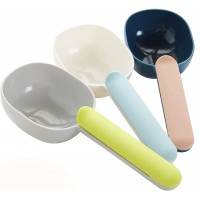 Plastic Measuring Cup Pet Food Feeding Spoon With Ergonomic Bag Clip Handle For Dry Liquid Dogs Cats Birds And Kitchen