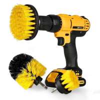 3pcs Power Scrubber Brush Set For Bathroom Drill Scrubber Brush For Cleaning Cordless Drill Attachment Kit Power Scrub Brush