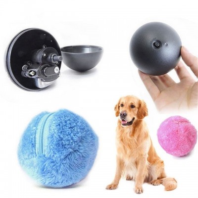 Automatic Roller Ball Magic Ball Dog Cat Pet Plush Toys