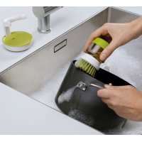 Hot selling Automatic Dosing Soap Liquid Cleaning Dishwashing  press liquid dispensing soap cleaning brush