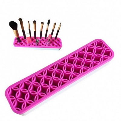 Makeup Brush Organizer Case Silicone Makeup Brush Holder