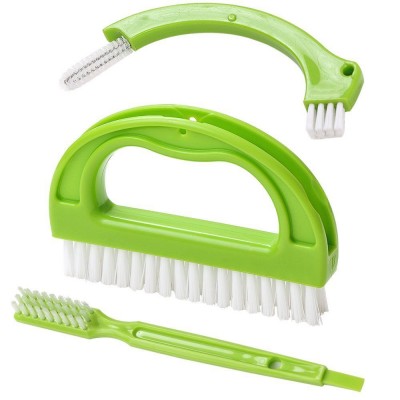 5 in 1  Kitchen Bathroom Cleaning Tile & Grout Brush With Nylon Bristles